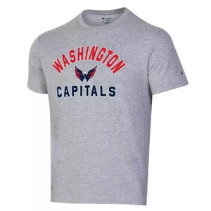NWT NHL Washington Capitals‎ Heathered Gray Short Sleeve T-Shirt Men's Medium